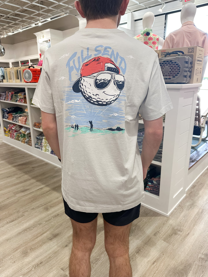 SSCO Men’s Full Send S/S Pocket T-Shirt - Oyster