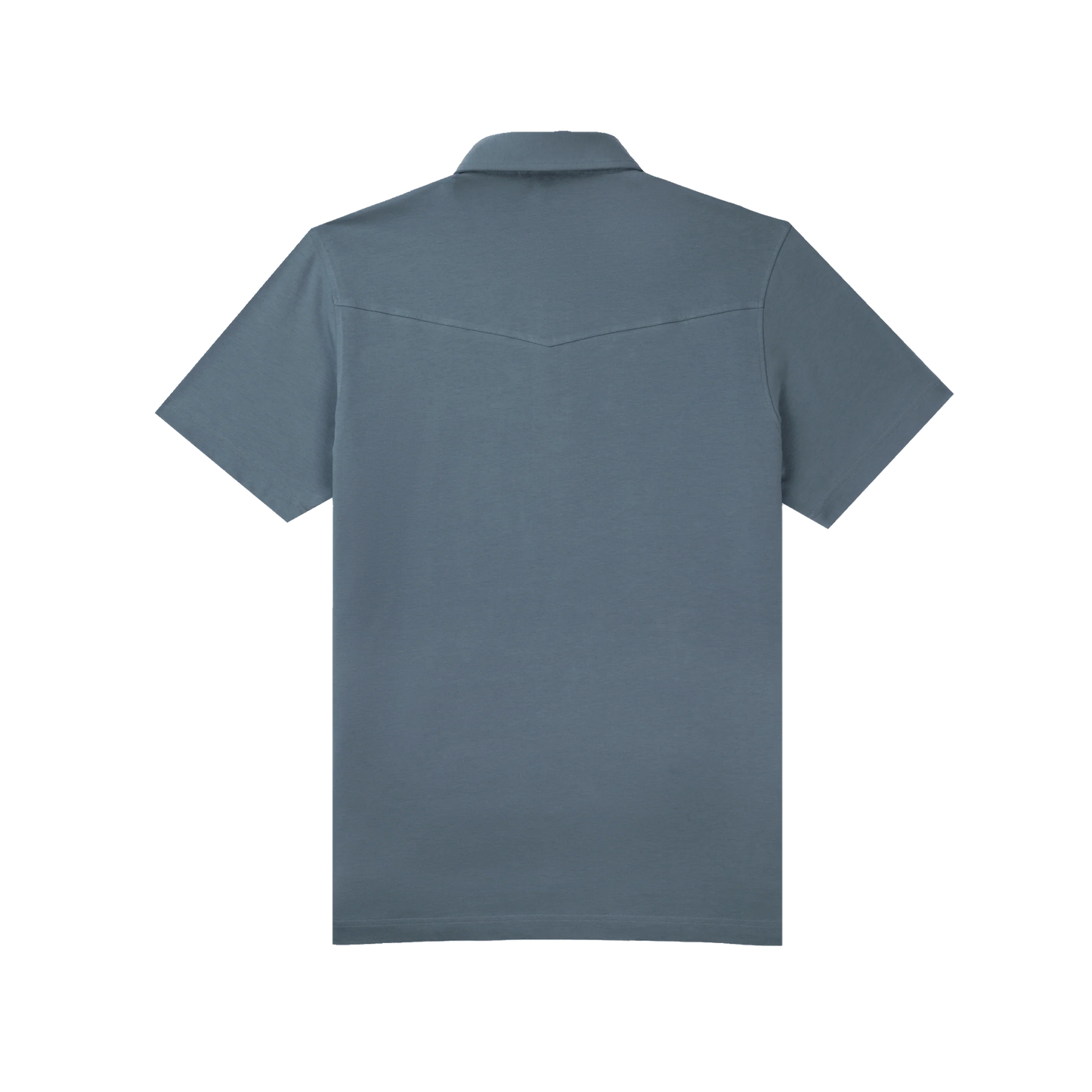 Poncho Men’s “The Dinner Bell” Regular Pima Cotton Polo - Slate Blue