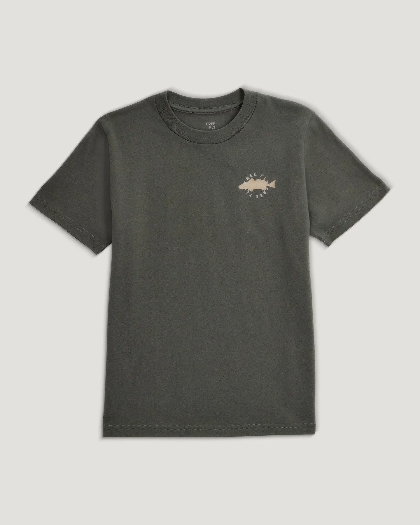 Free Fly Youth Target Species S/S T-Shirt - Dark Forest
