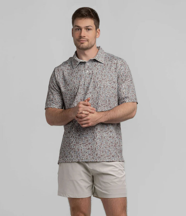 SSCO Men’s Hunters Hideaway Printed Polo - Ridgeline
