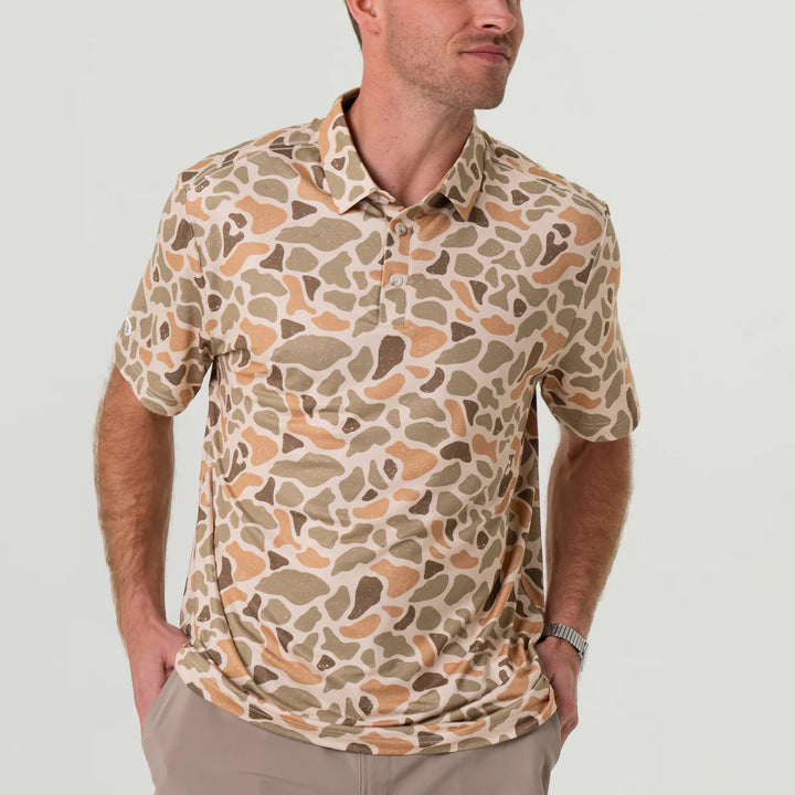 Men’s Burlebo Performance Polo - Venado Camo