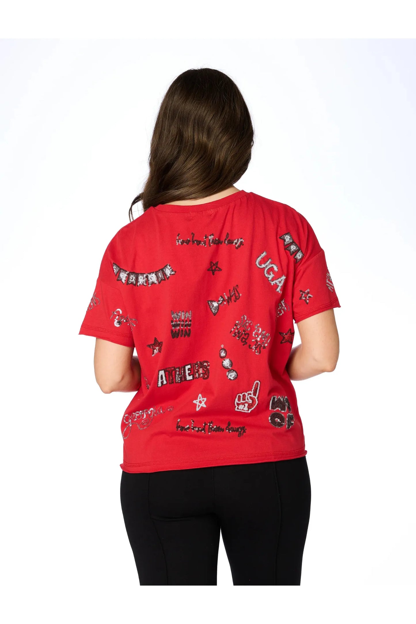 UGA Sequin Spirit Tee