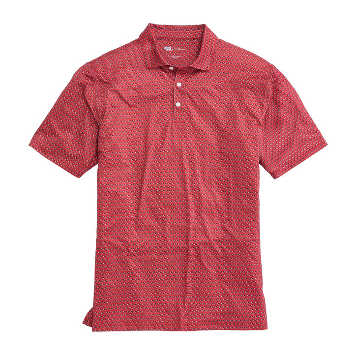 Onward Reserve UGA Standing Bulldog Printed Polo - Red