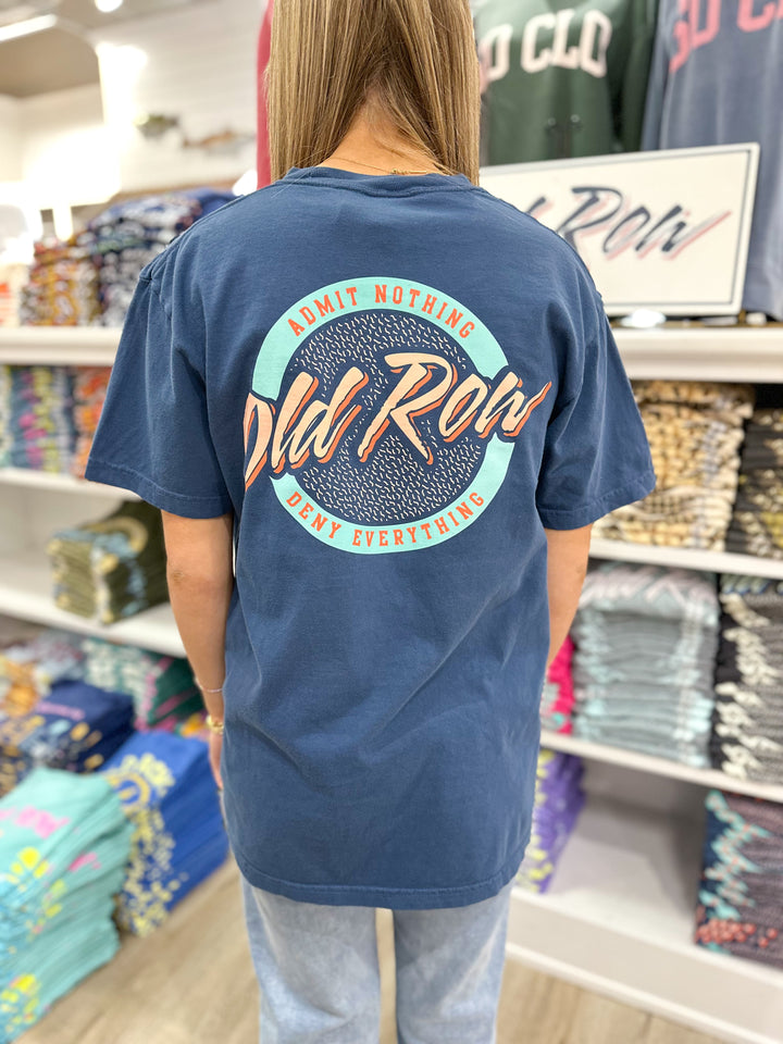 Old Row Circle Logo Pocket S/S T-Shirt - Midnight