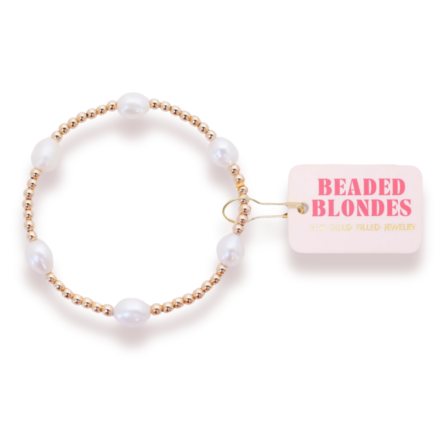 Beaded Blonde Pearl Poppi