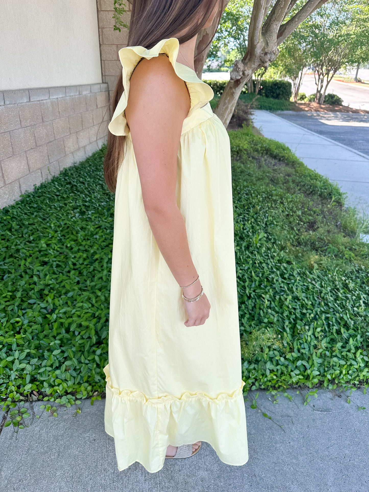 Caroline Cap Sleeve Midi