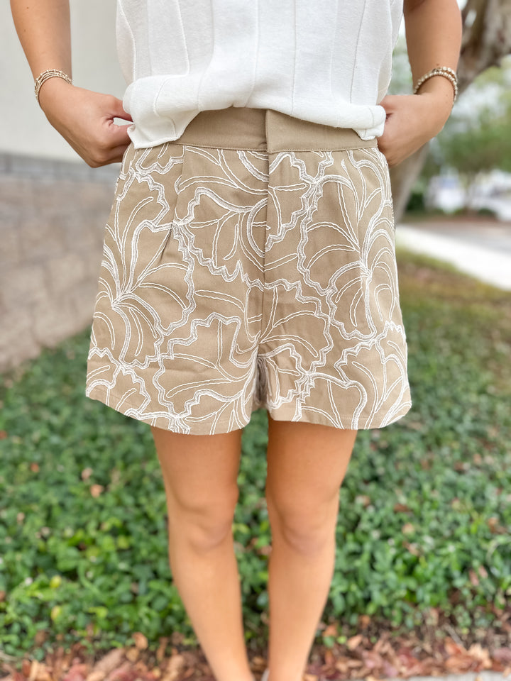Annalise Embroidered Shorts