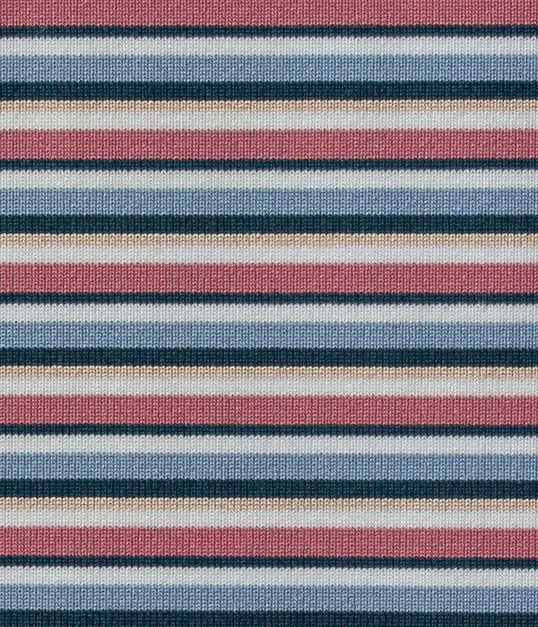 SSCO Men’s Tybee Stripe Performance Polo - Patriotic