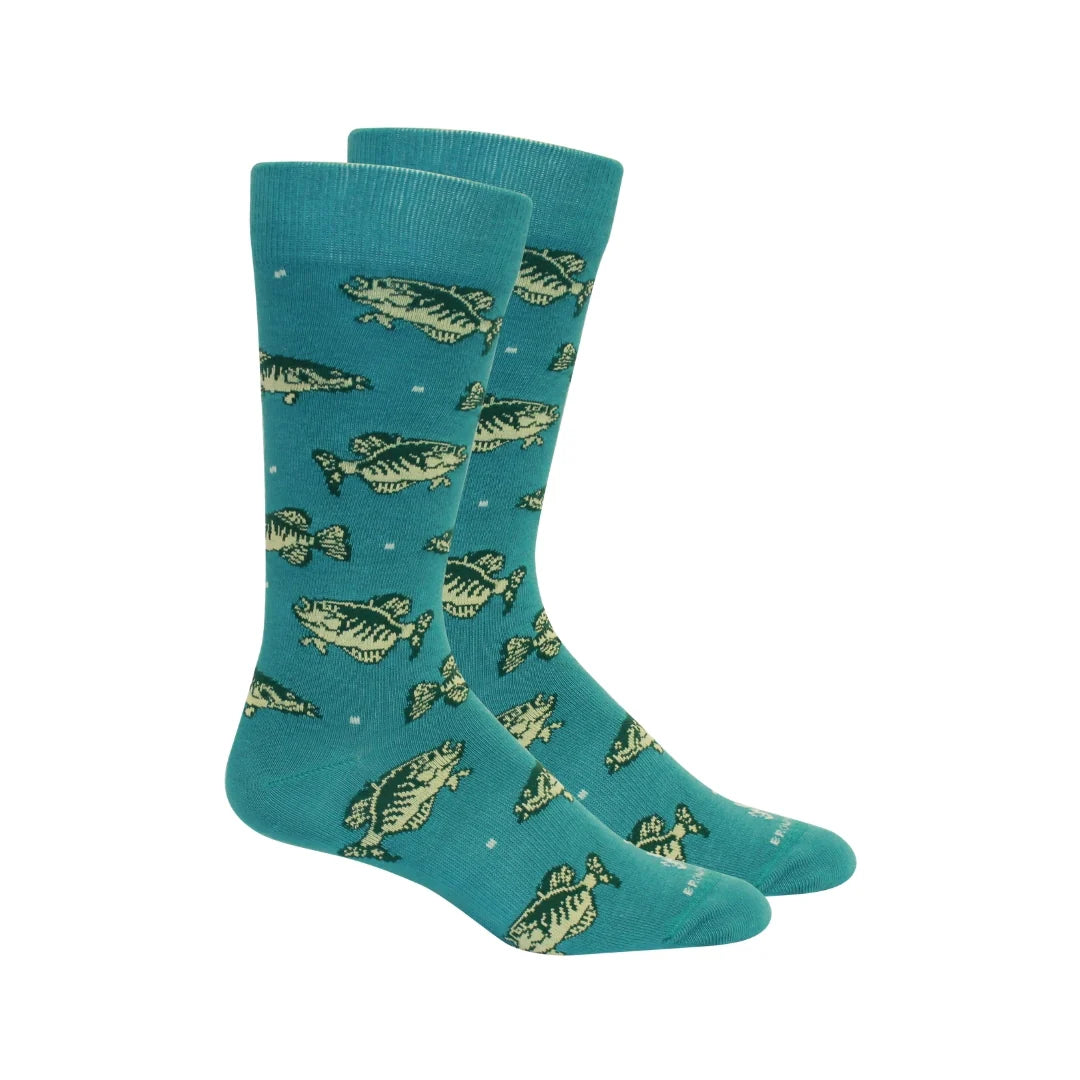 Brown Dog Socks - Crappie Time Teal
