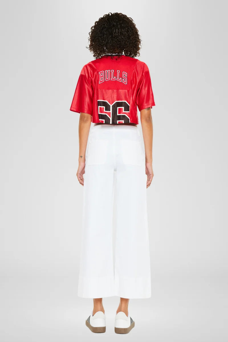 Stacy Kancan High Rise Cropped Wide Leg Jean