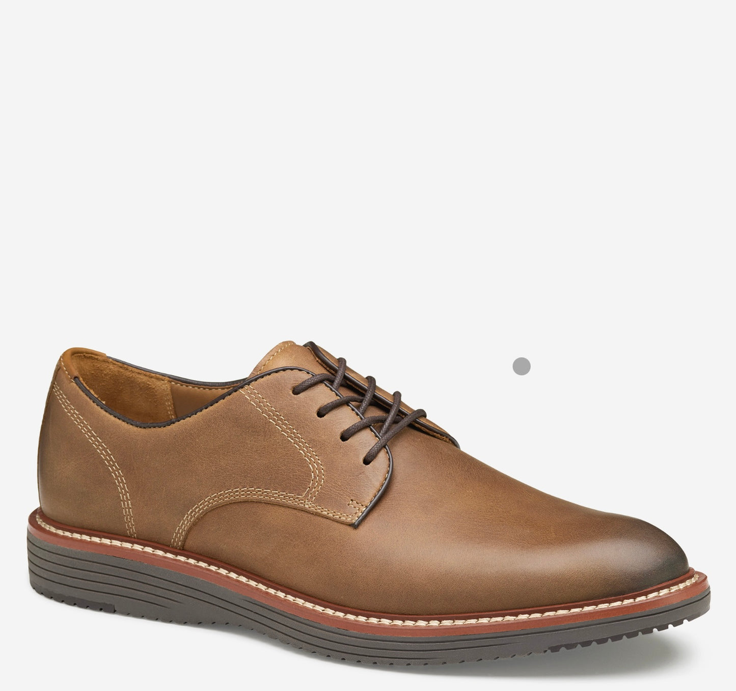 Johnson & Murphy Upton Leather Sneaker - Tan Oil Full Grain