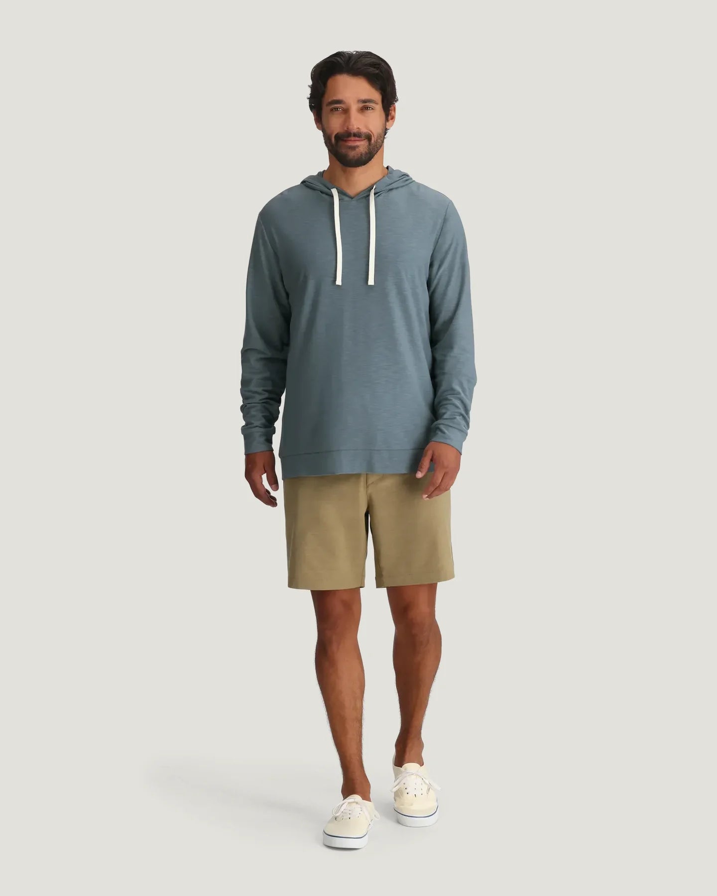 Free Fly Men’s Bamboo Slub Hoodie II - Stormy Sea
