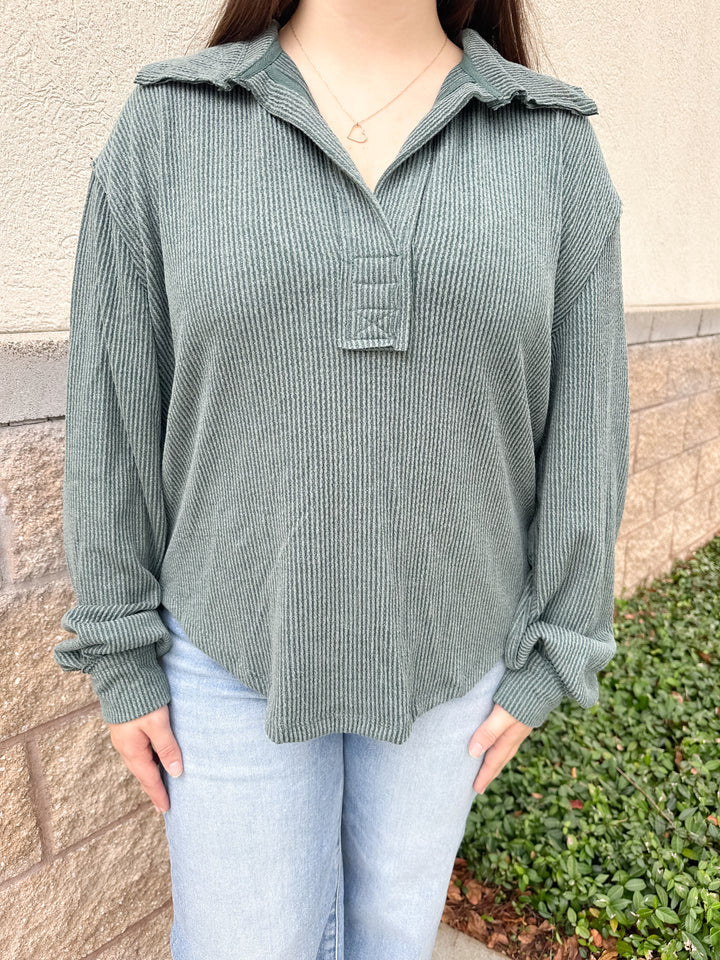 Azalea Knit Top - Jade