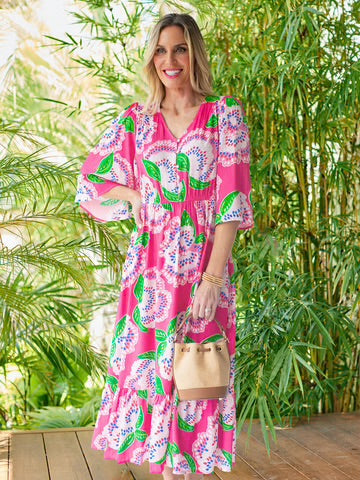 Melissa Dress - Petal Tango Pink