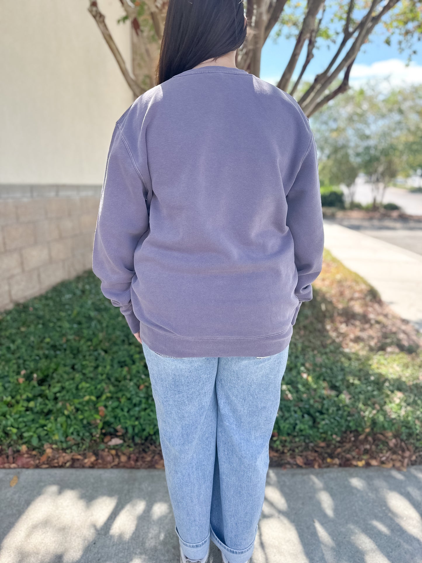 Old Row Logo Sweatshirt - Plum