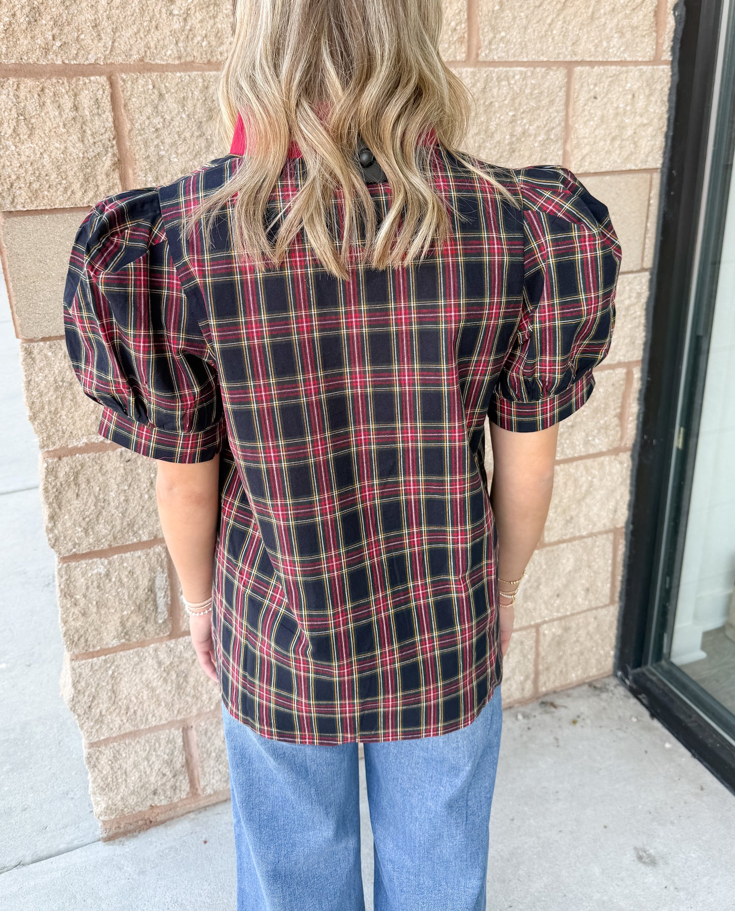 Starling Plaid Top
