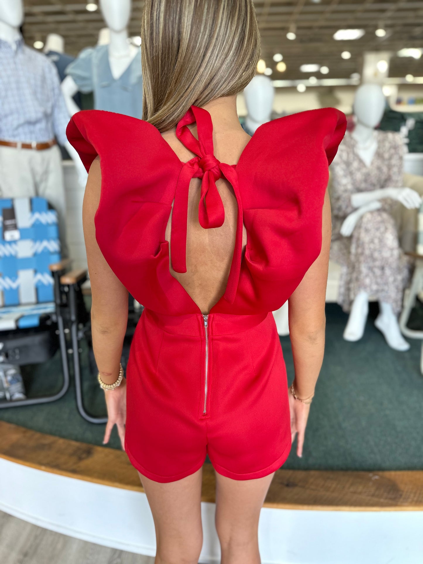Kaylee Romper - Red