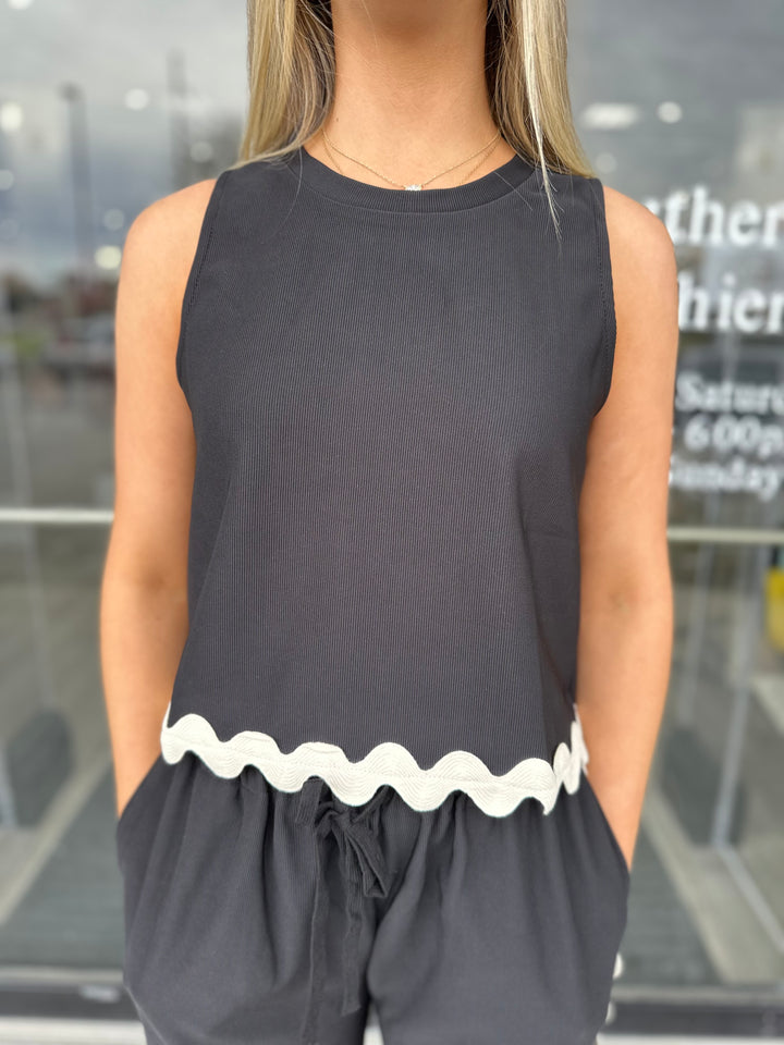 Hattie Scallop Detail Top