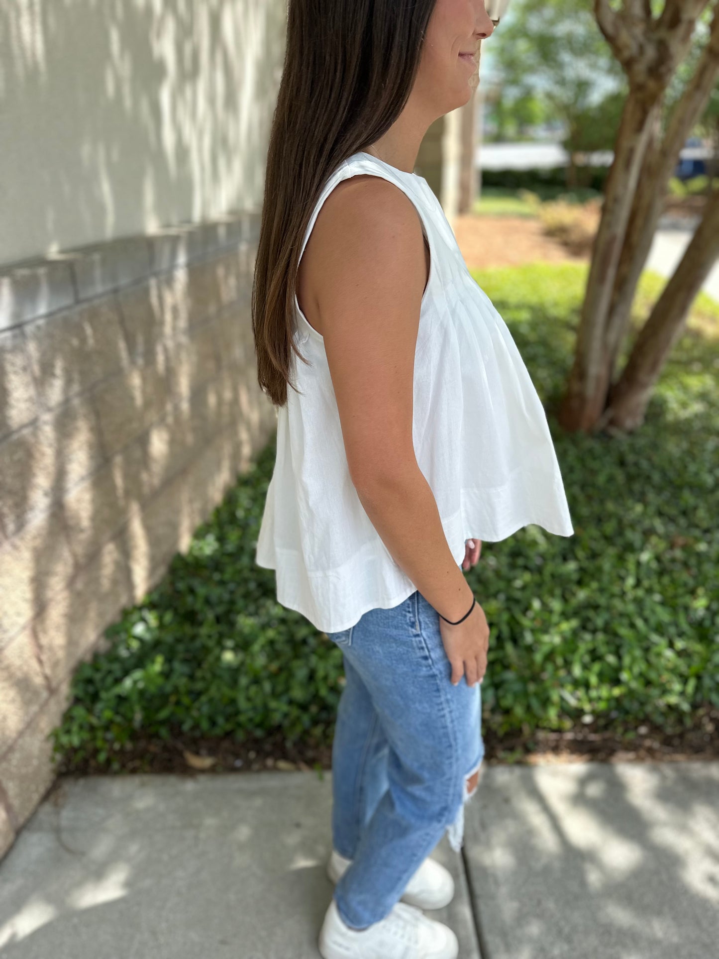 Ramona Pleated Tank
