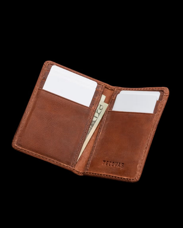 Tecovas Goat Bifold Card Case - Scotch