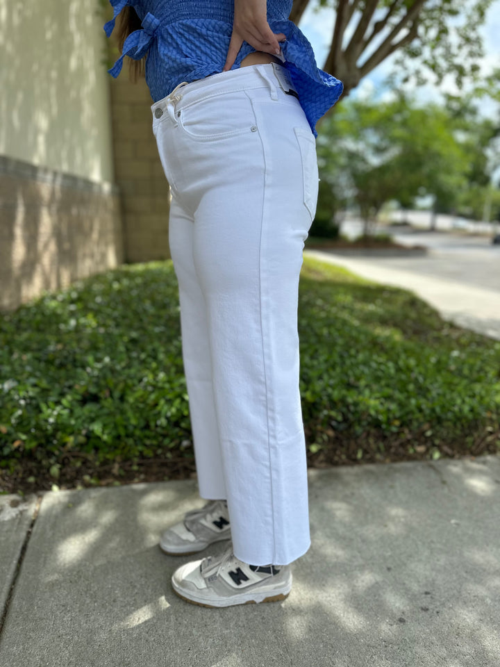 Dianella High Rise Crop Wide Leg Jeans