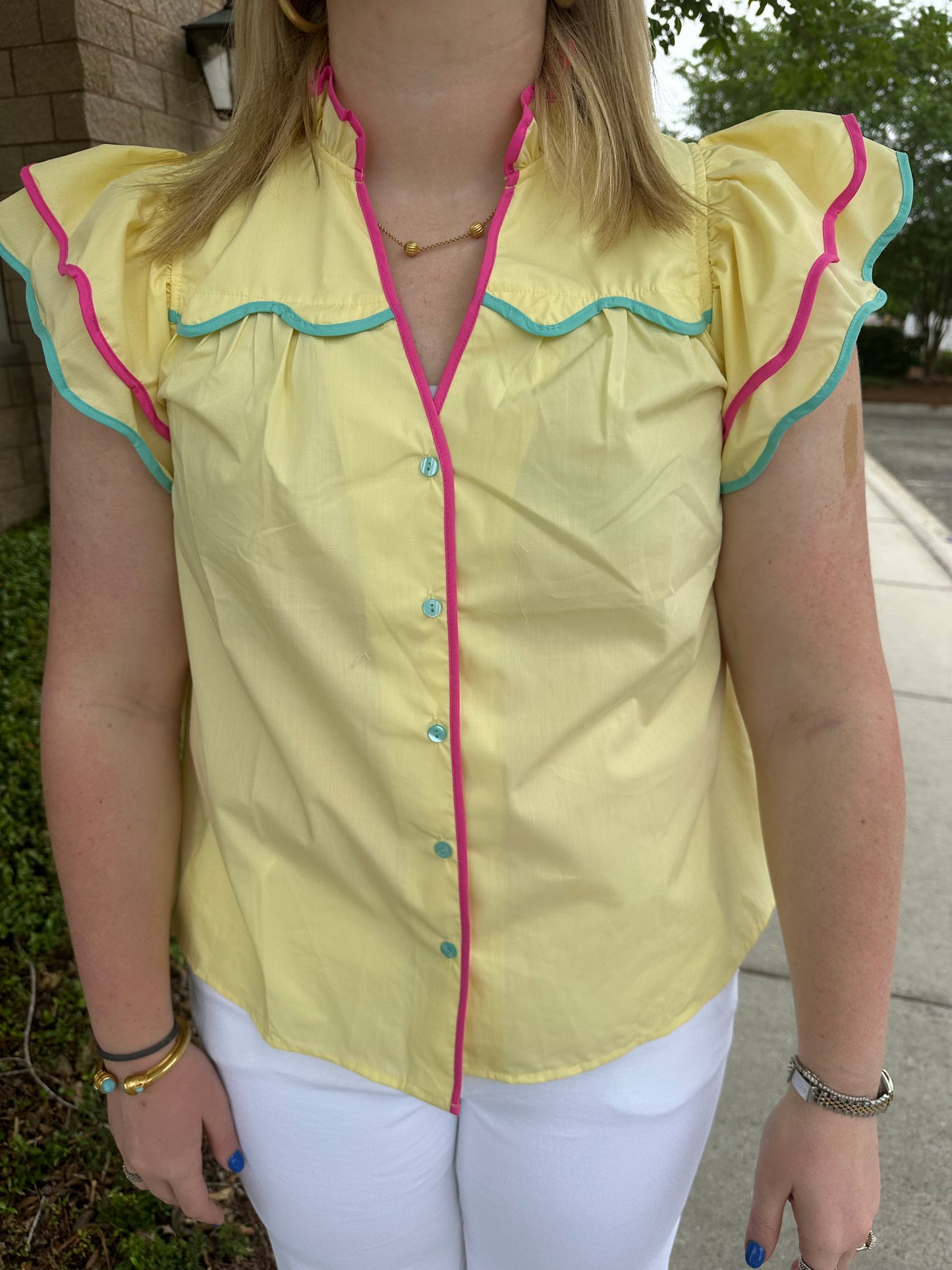 Tessa Trim Top