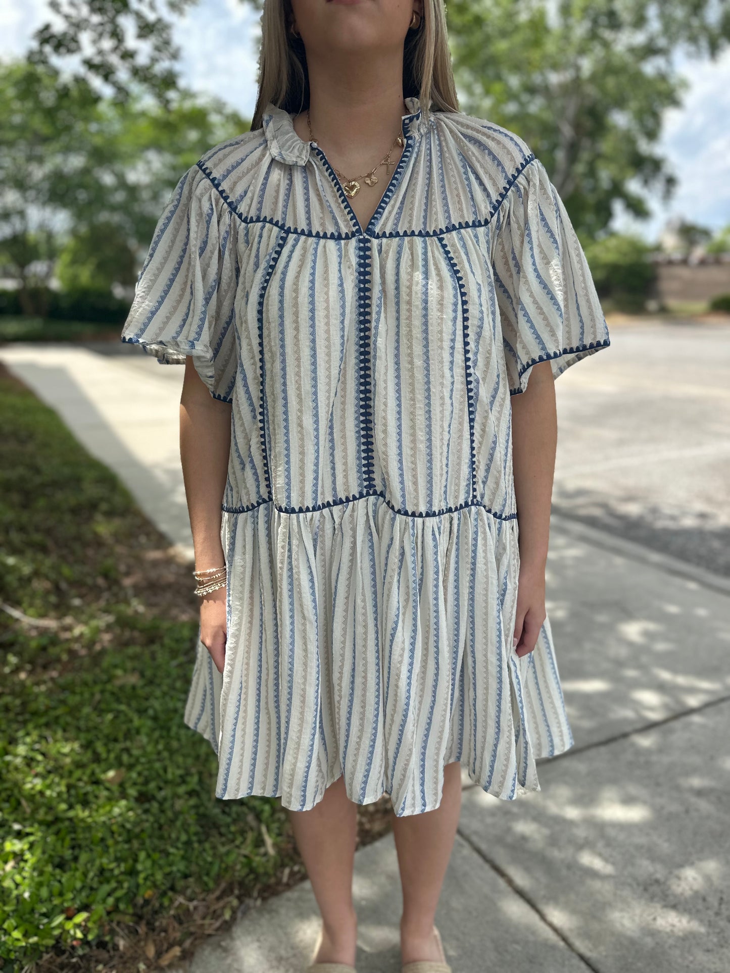 Michelle Linen Dress