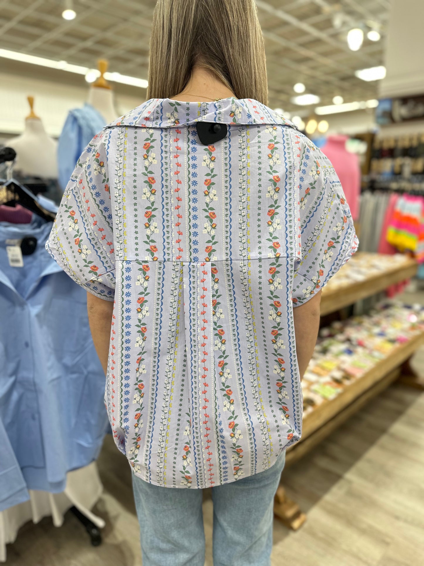 French Vine Collar Top