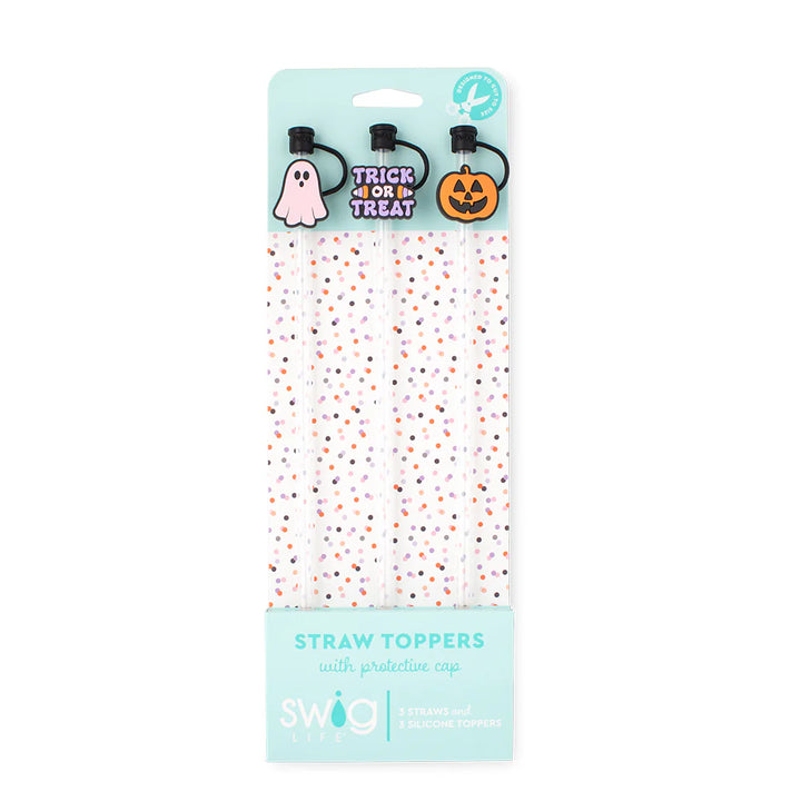 Swig Straw Toppers - Treat Or Treat