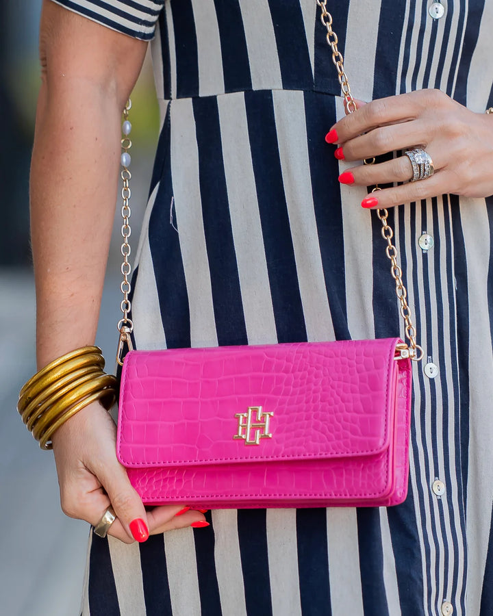 CH Brynleigh Clutch/Crossbody - Hot Pink EC