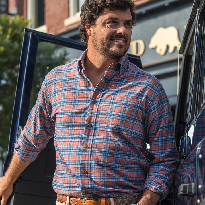 Onward Reserve Whipcord Featherweight Flannel - Crabapple