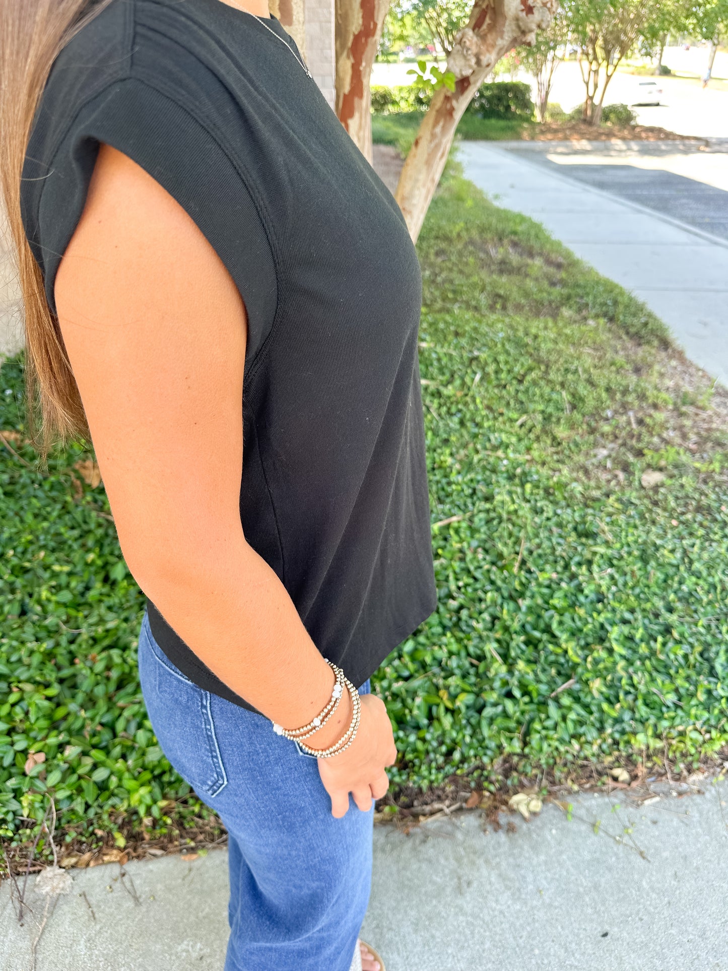 Whisper Knit Top - Black