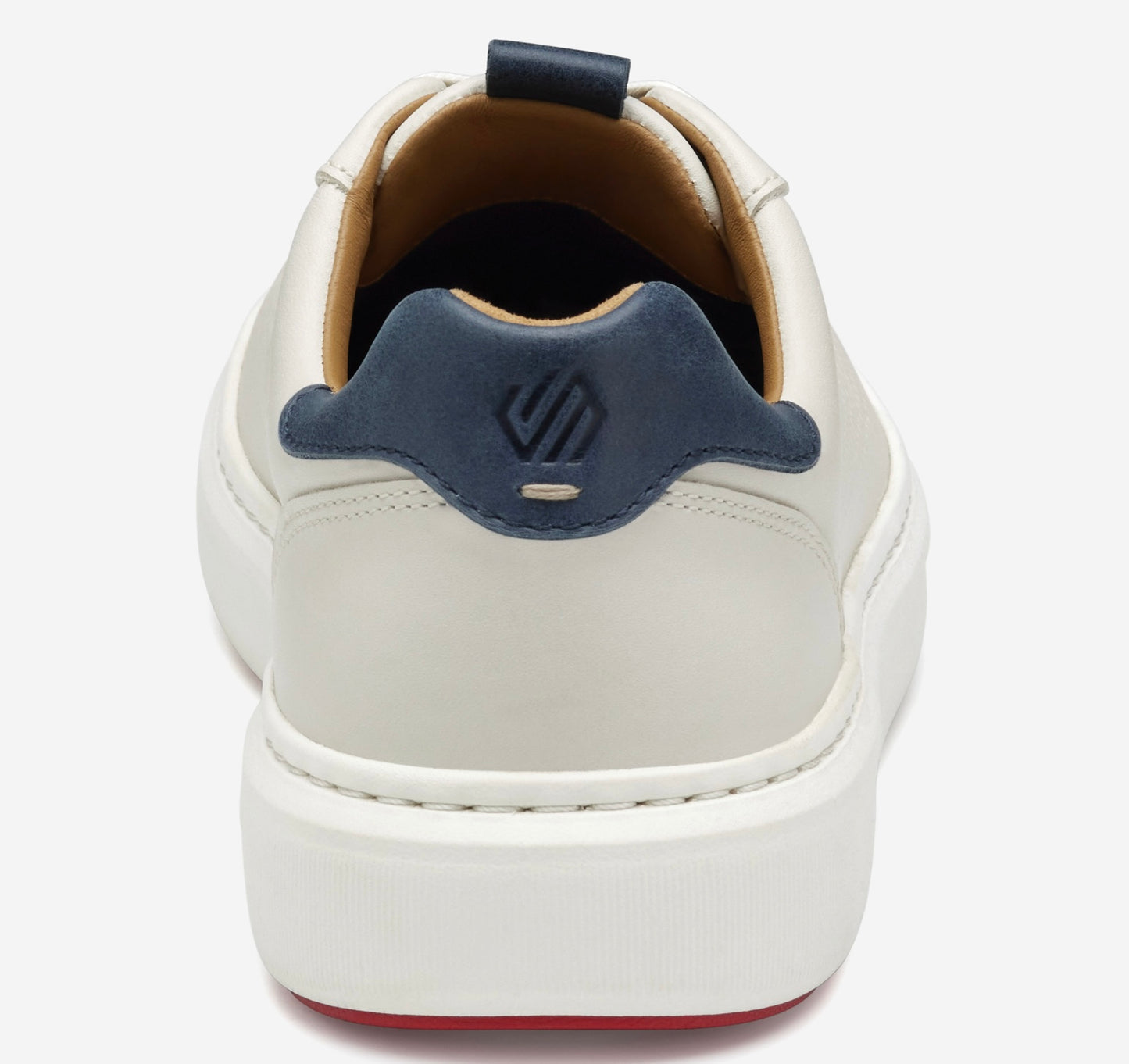Johnson & Murphy Andres Perfed U-Throat Sneaker - White