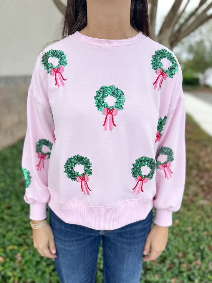 MS Millie Sweatshirt - Wreaths