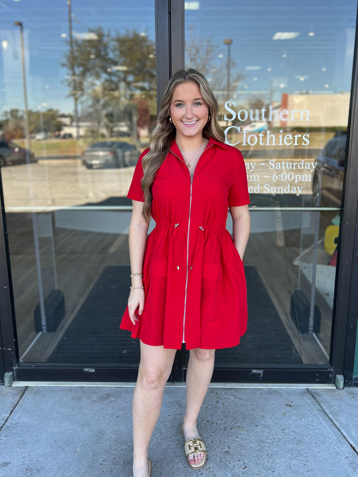 Sustella Cinch Pocket Dress