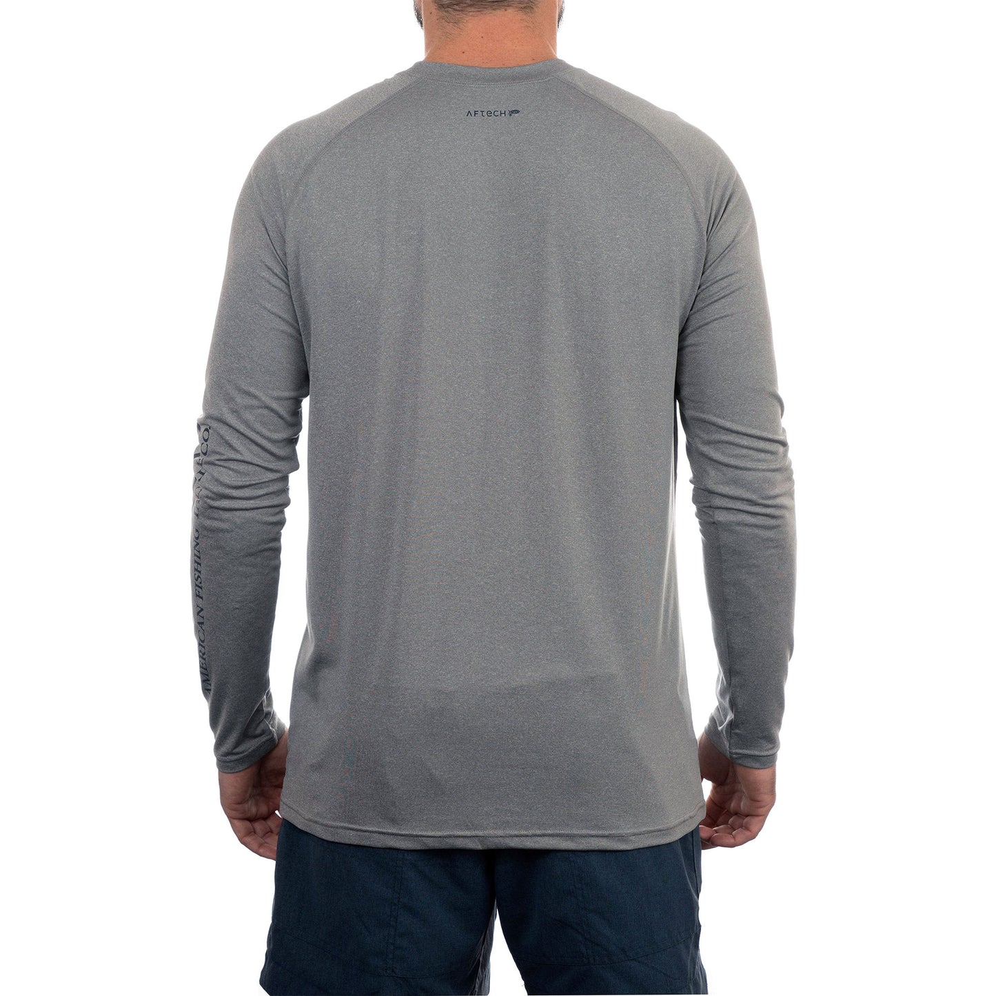 Aftco Men’s Samurai L/S Tee - Steel Heather