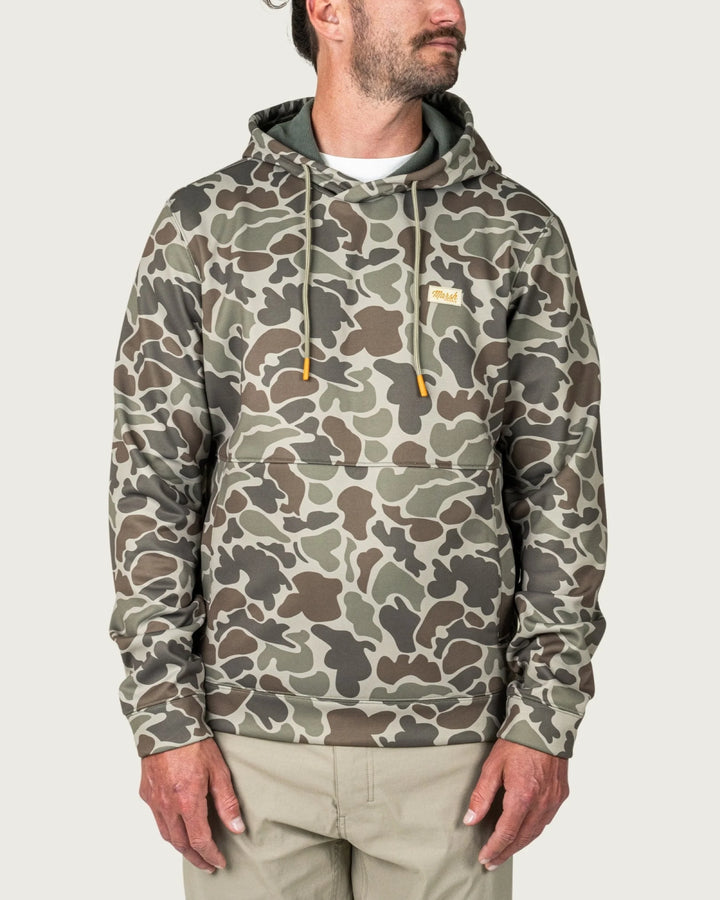 Marsh Wear Men’s Nor’easter Hoodie - Dark Green Mallard Camo