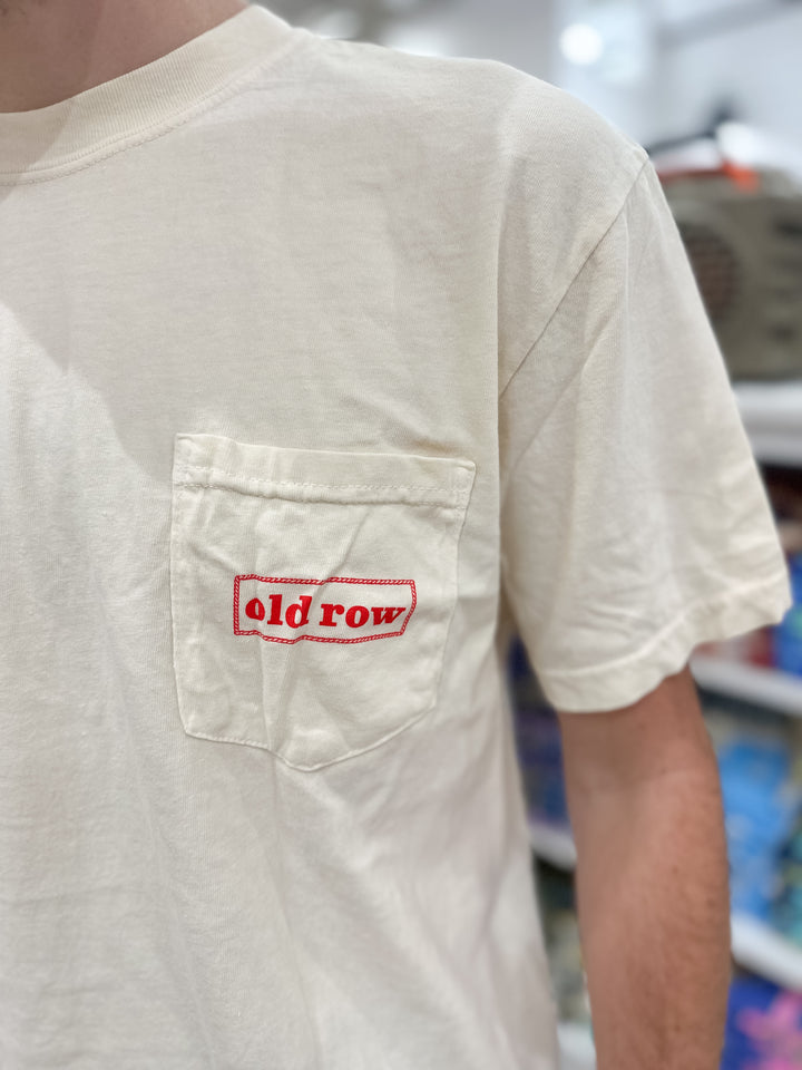 Old Row BDTBAB Wrangler S/S Pocket T-Shirt - Ivory