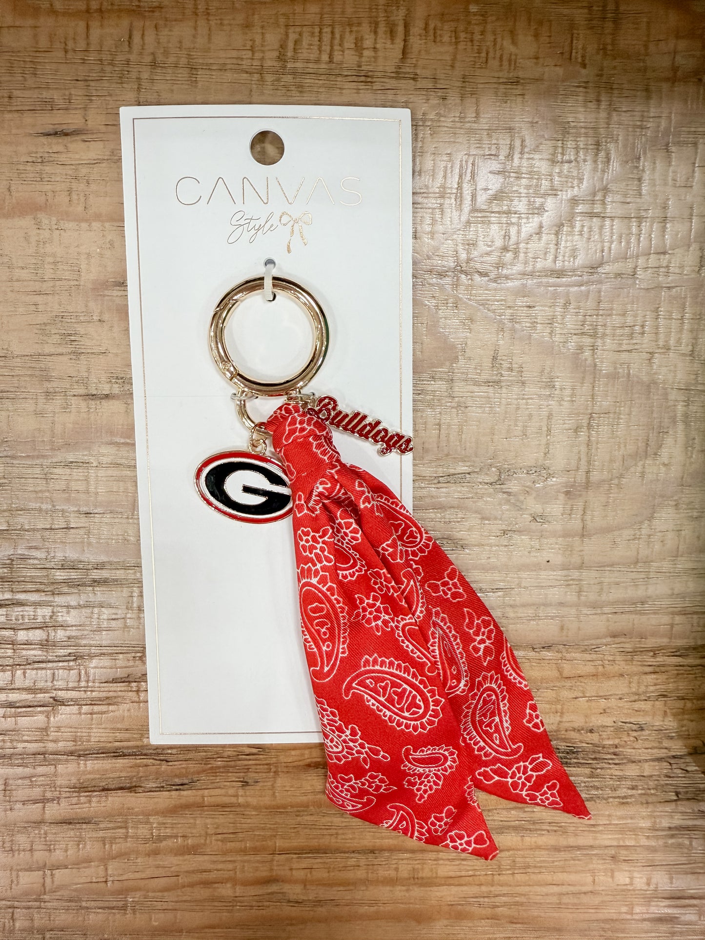 GA Bulldogs Bag Charm