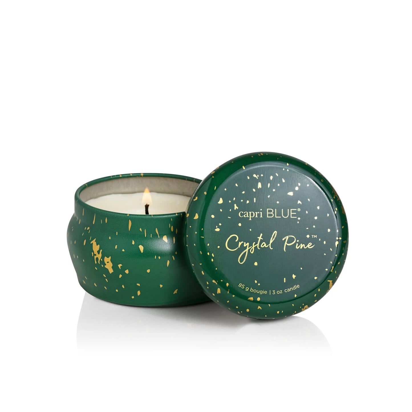 Crystal Pine Glimmer Mini Tin Candle
