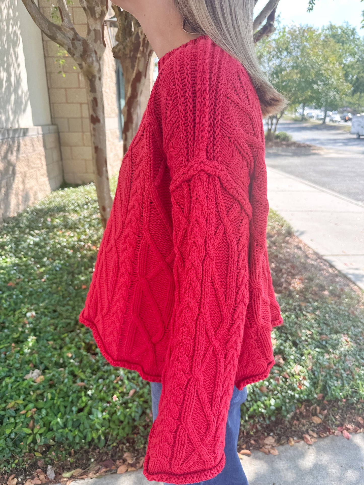 Amber Cable Knit Sweater