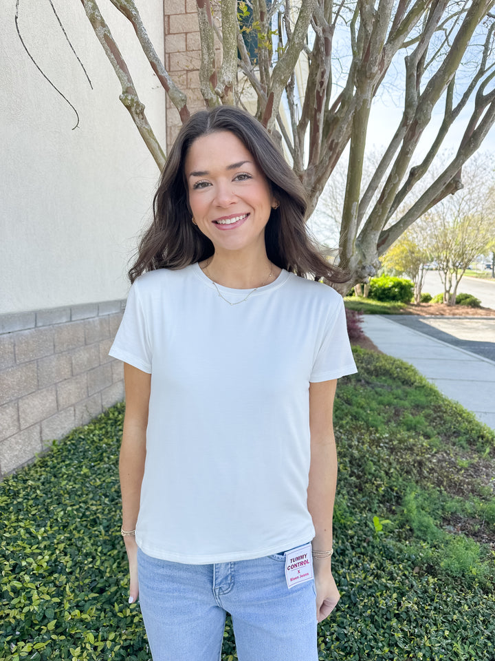 Gale Crew Top - Off White