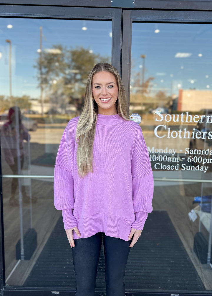 Hit The Slopes Sweater - Pink