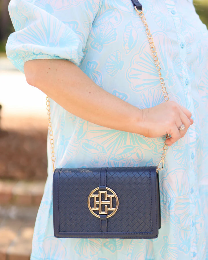 CH Cecilia Crossbody - Woven Navy