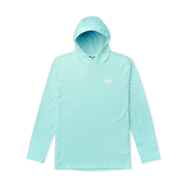 Aftco Men’s Air O Mesh Hoodie - Shoreline Blue Heather