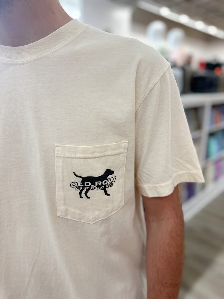 Old Row Outdoors Pointer S/S Pocket T-Shirt - Ivory