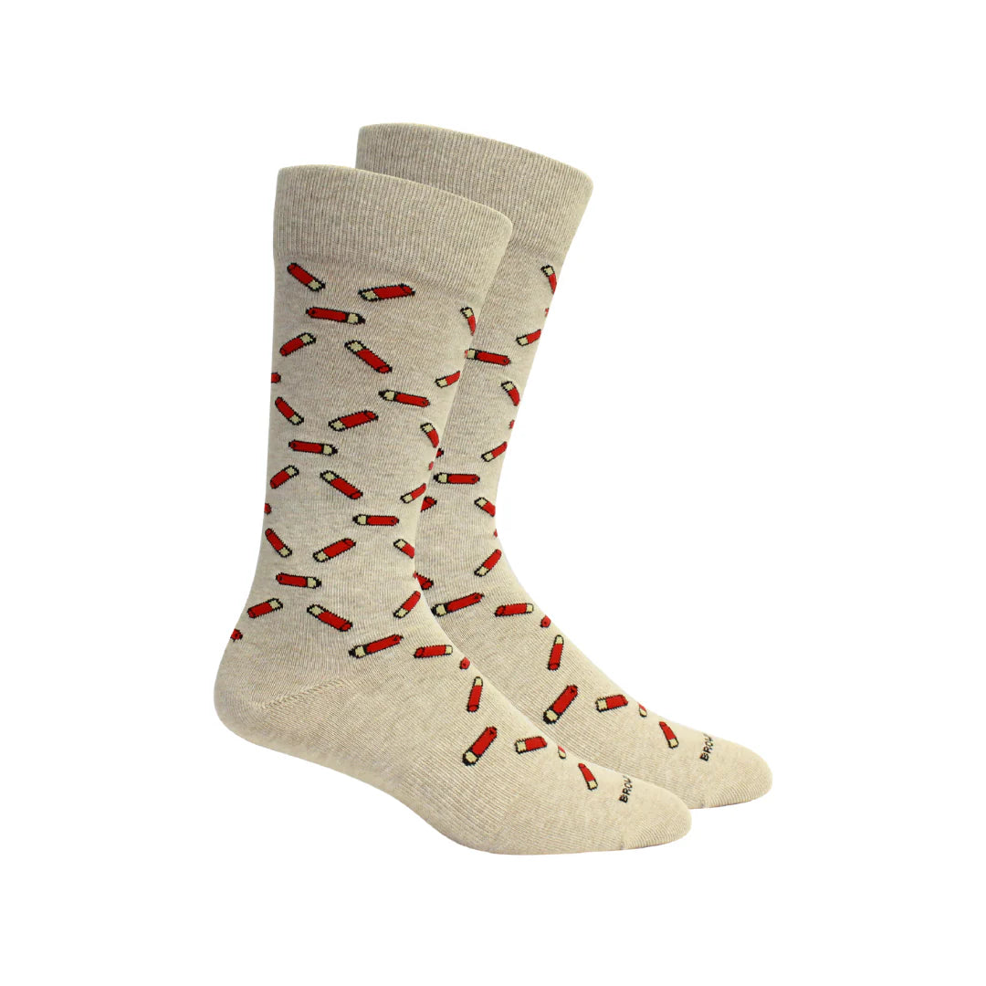 Brown Dog Socks - High Brass Oatmeal