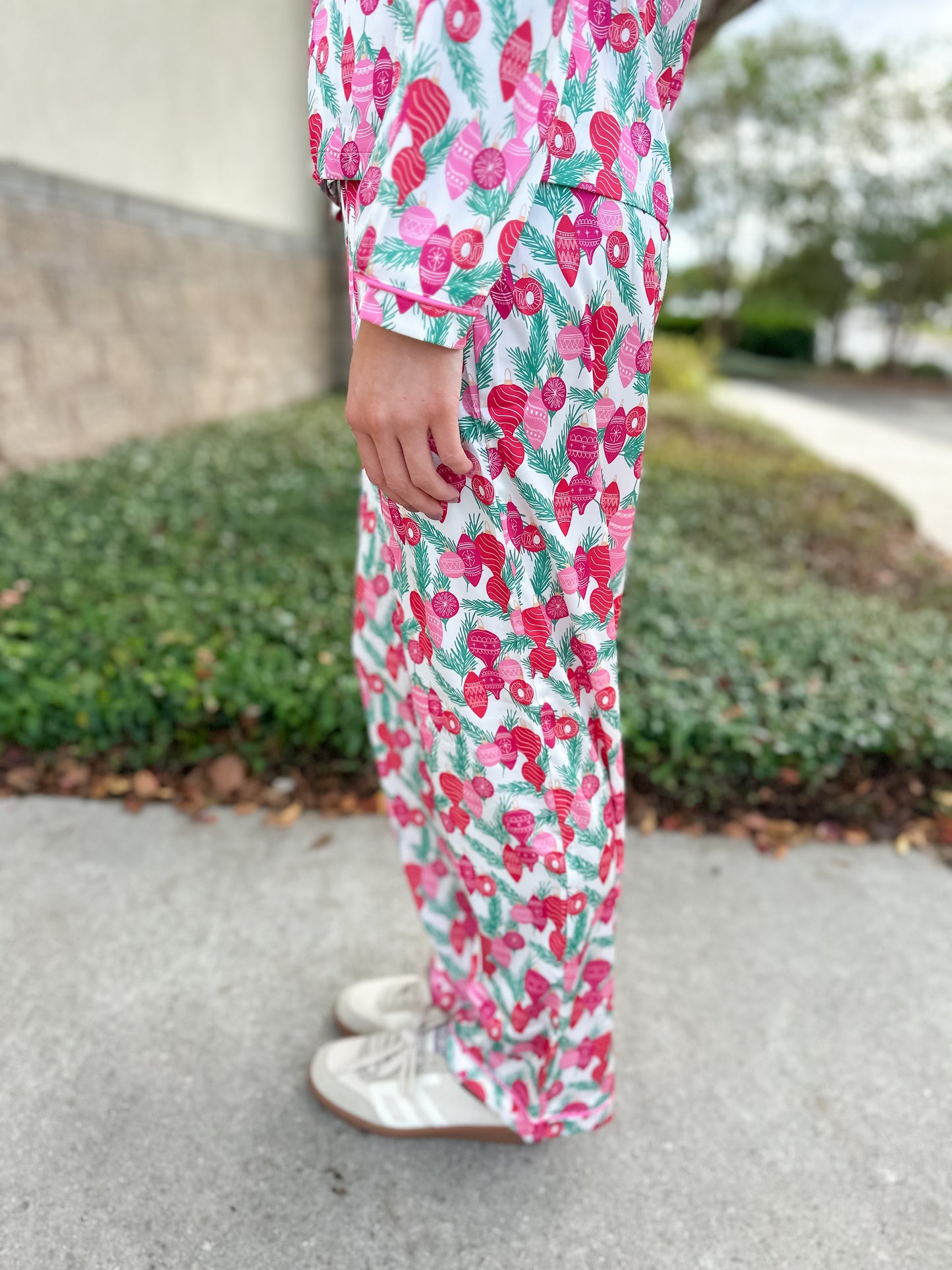 MS Charlotte PJ Pant Set - Trim The Tree