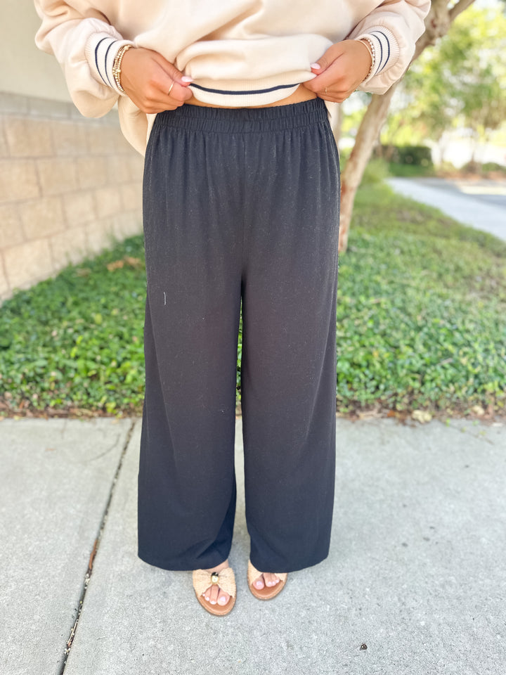 Scout Jersey Flare Pant - True Black