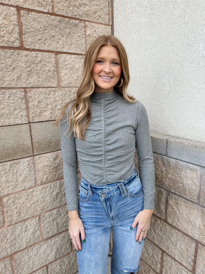 The Lindsey Top: Grey